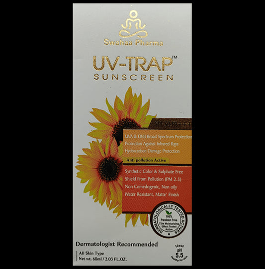 UV-Trap Sunscreen All Skin Type
bottle of 60 ml Cream