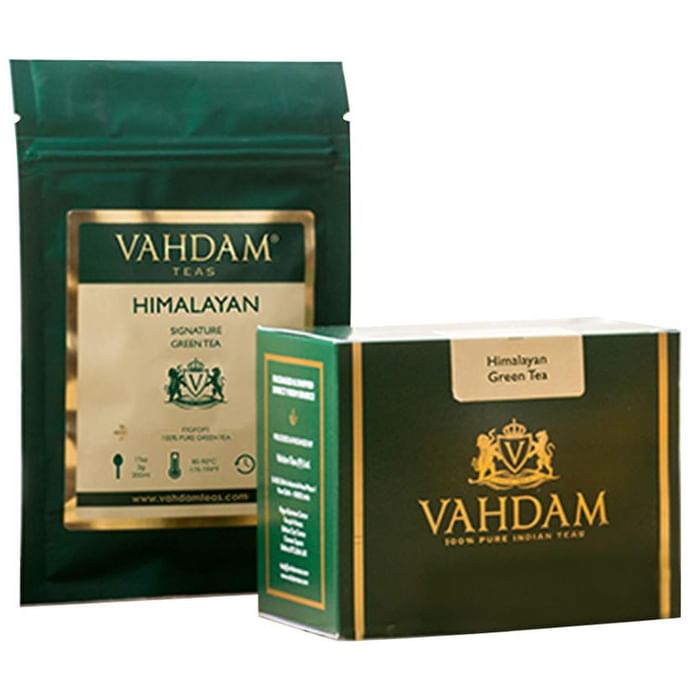Vahdam Teas Green Tea Himalayan
box of 100 gm Tea