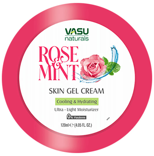 Vasu Naturals Rose & Mint Skin Gel Cream (120ml Each)
combo pack of 2 jar
