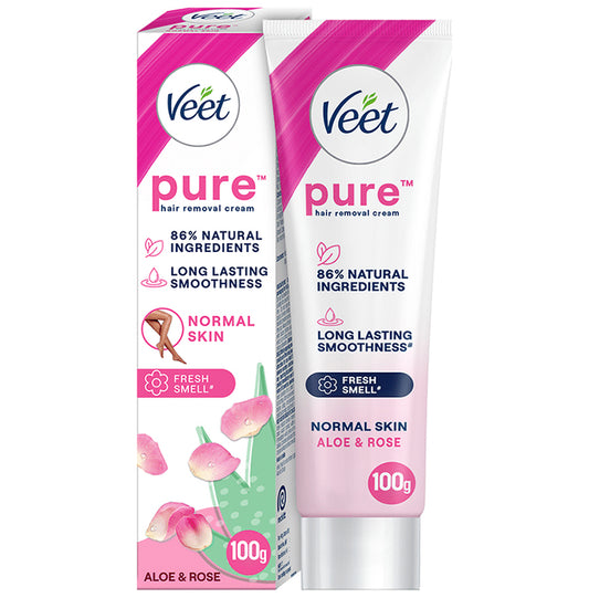 Veet Pure Hair Removal Cream for Normal Skin
tube of 100 gm Cream
