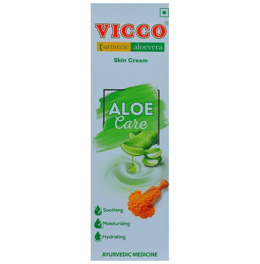 Vicco Turmeric Aloevera Skin Cream
tube of 30 gm Cream
