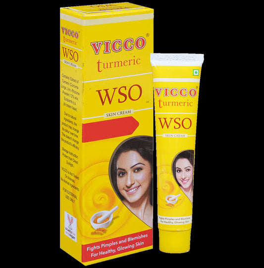 Vicco Turmeric Wso Skin Cream | Fights Pimples & Blemishes
tube of 30 gm Cream