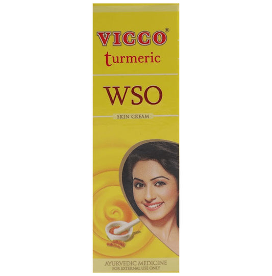 Vicco Turmeric Wso Skin Cream | Fights Pimples & Blemishes
tube of 15 gm Cream