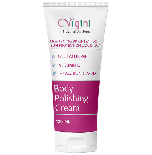 Vigini Natural Actives Skin Lightening Brightening Body Whitening Polishing Cream
tube of 100 ml Cream