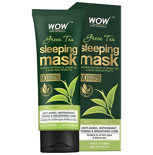 WOW Skin Science Green Tea Sleeping Mask
tube of 100 ml Cream