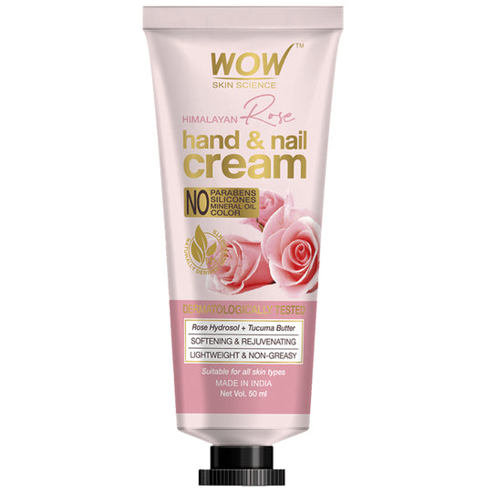 WOW Skin Science Himalayan Rose Hand & Nail Cream
tube of 50 ml Cream