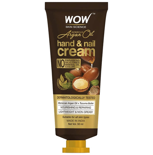WOW Skin Science Moroccan Argan Oil Hand & Nail Cream
tube of 50 ml Cream