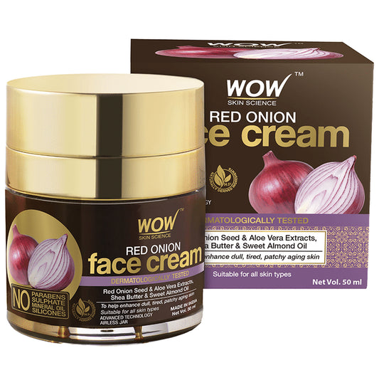WOW Skin Science Red Onion Face Cream
jar of 50 gm Cream