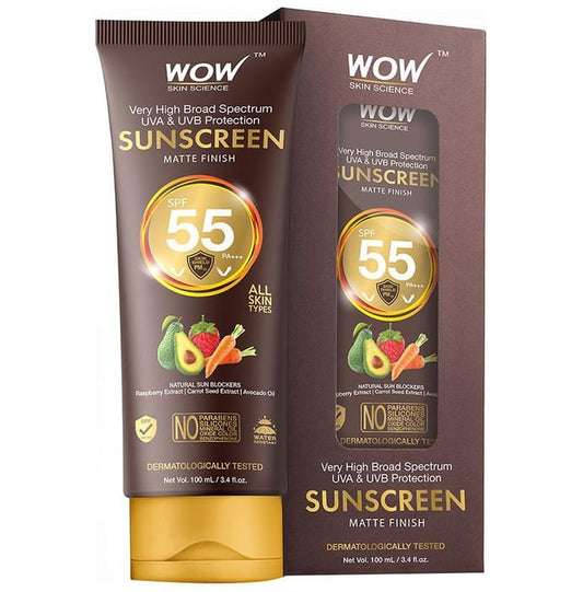 WOW Skin Science Sunscreen SPF55
tube of 100 ml Cream