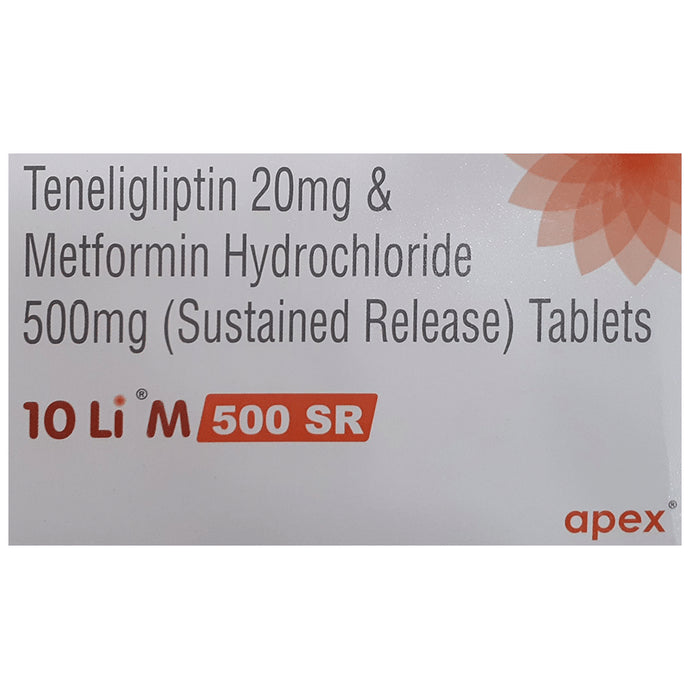 10 LI M 500 SR Tablet
10 Tablet SR