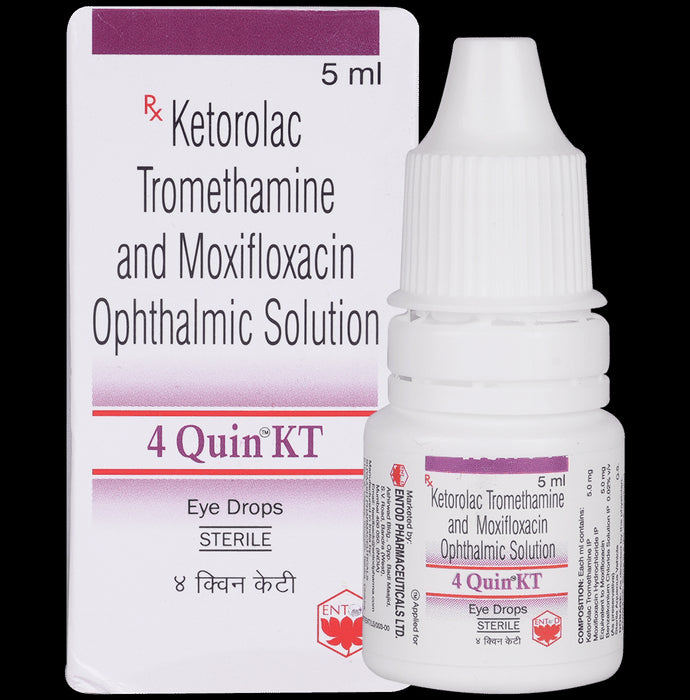 4 Quin KT Eye Drop
5 ml Eye Drop