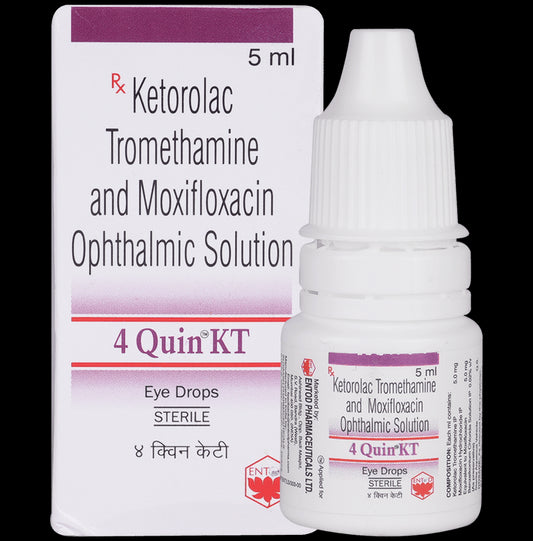 4 Quin KT Eye Drop
5 ml Eye Drop