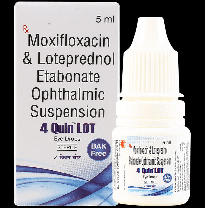4 Quin Lot Eye Drop
5 ml Eye Drop