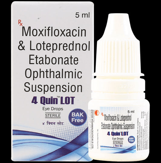 4 Quin Lot Eye Drop
5 ml Eye Drop