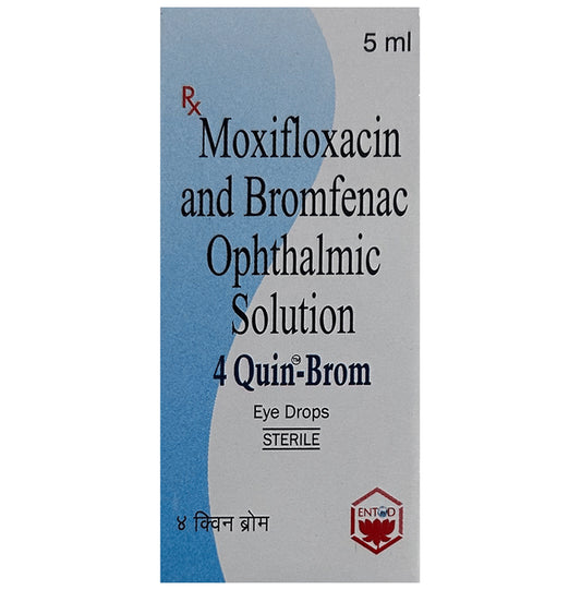 4 Quin-Brom Sterile Eye Drop
5 ml Eye Drop