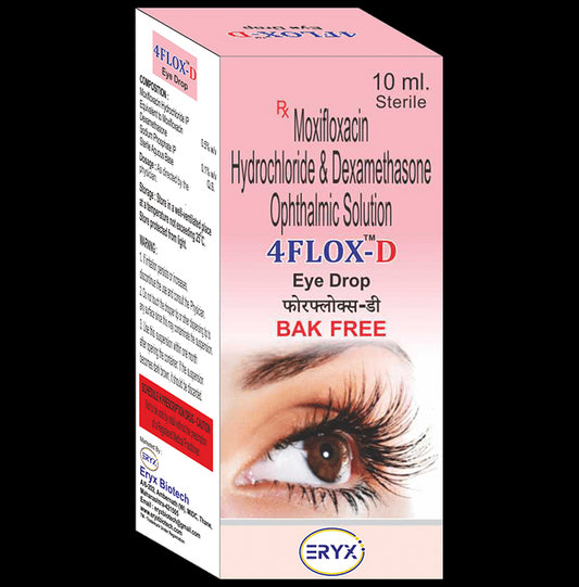 4Flox-D Eye Drop
10 ml Eye Drop