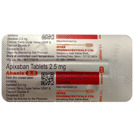 Abaxis 2.5mg Tablet
10 Tablet