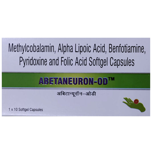 Abetaneuron-OD Softgel Capsule
10 Soft Gelatin Capsule