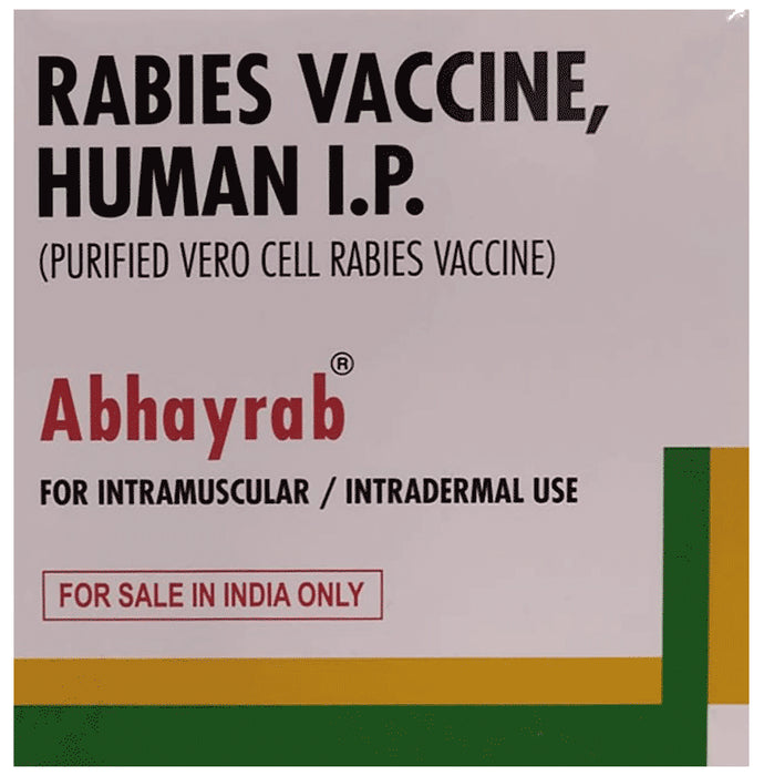 Abhayrab Vaccine
0.5 ml Powder for Injection