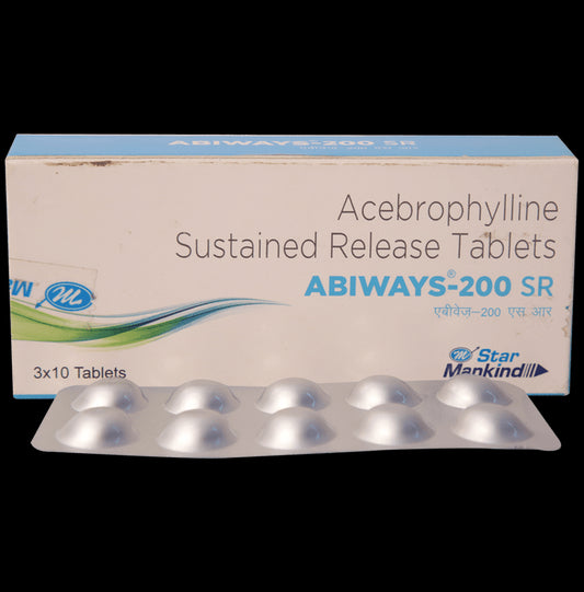 Abiways 200 SR Tablet
10 Tablet SR
