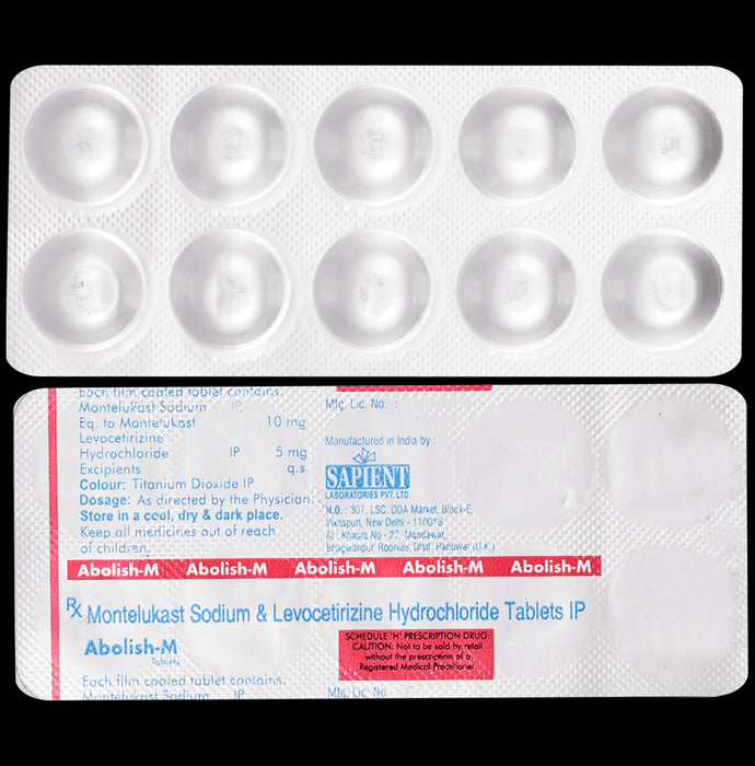 Abolish M Tablet
10 Tablet