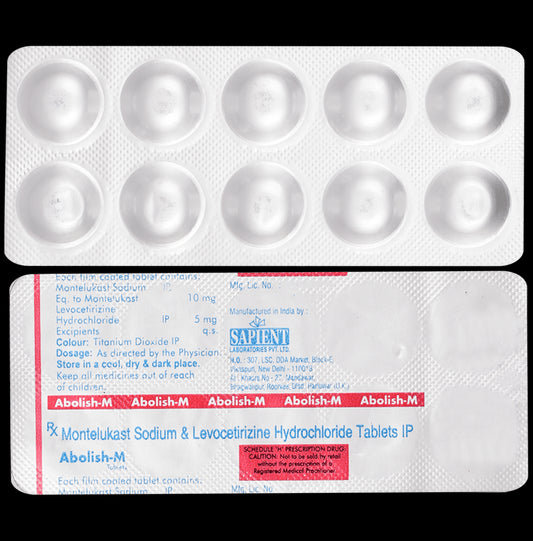 Abolish M Tablet
10 Tablet