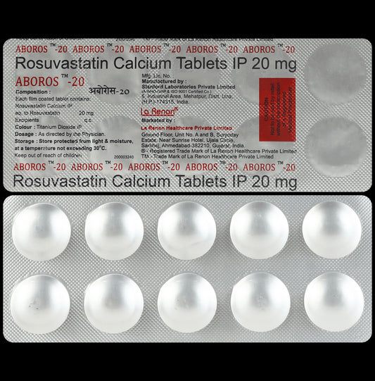 Aboros 20mg Tablet
10 Tablet