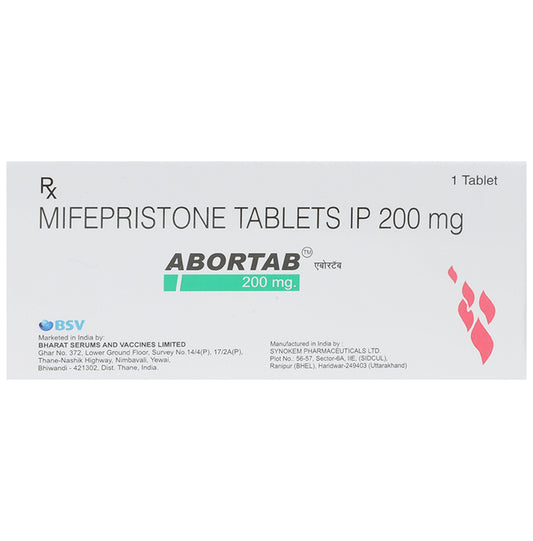 Abortab 200mg Tablet
1 Tablet