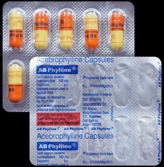 Abphylin 100mg Capsule
10 Capsule