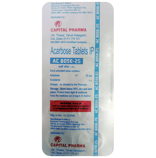 AC Bose 25 Tablet
10 Tablet