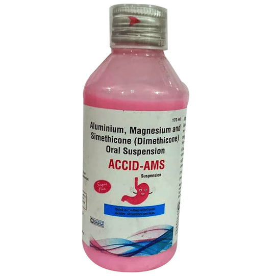 Accid-Ams Oral Suspension Sugar Free
170 ml Oral Suspension