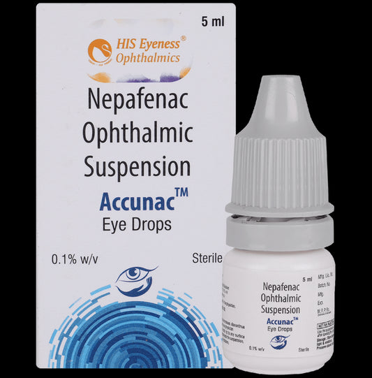 Accunac 0.1% Eye Drop
5 ml Eye Drop