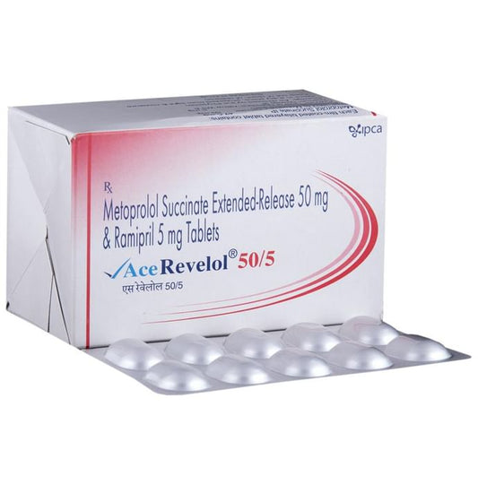 Ace Revelol 50/5 Tablet ER
10 Tablet ER