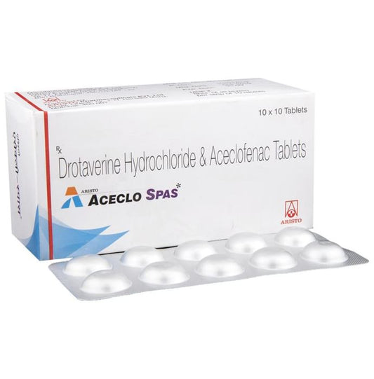 Aceclo Spas Tablet
10 Tablet