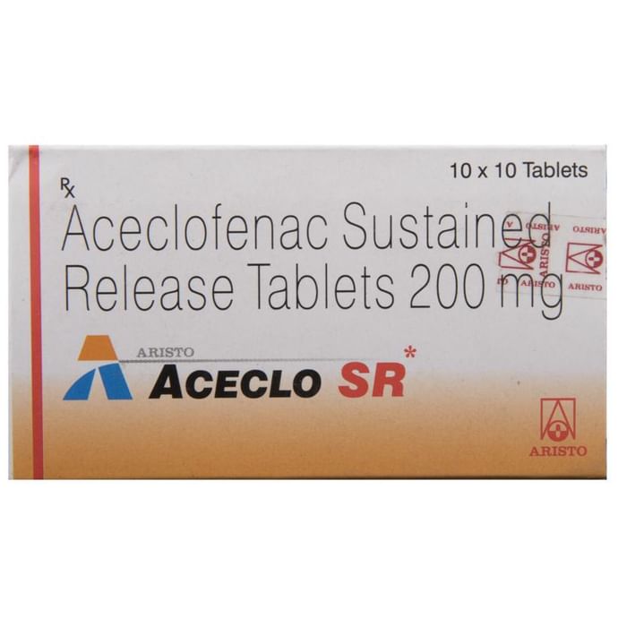 Aceclo SR Tablet
10 Tablet SR