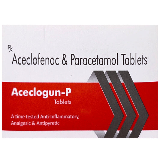 Aceclogun-P Tablet
10 Tablet