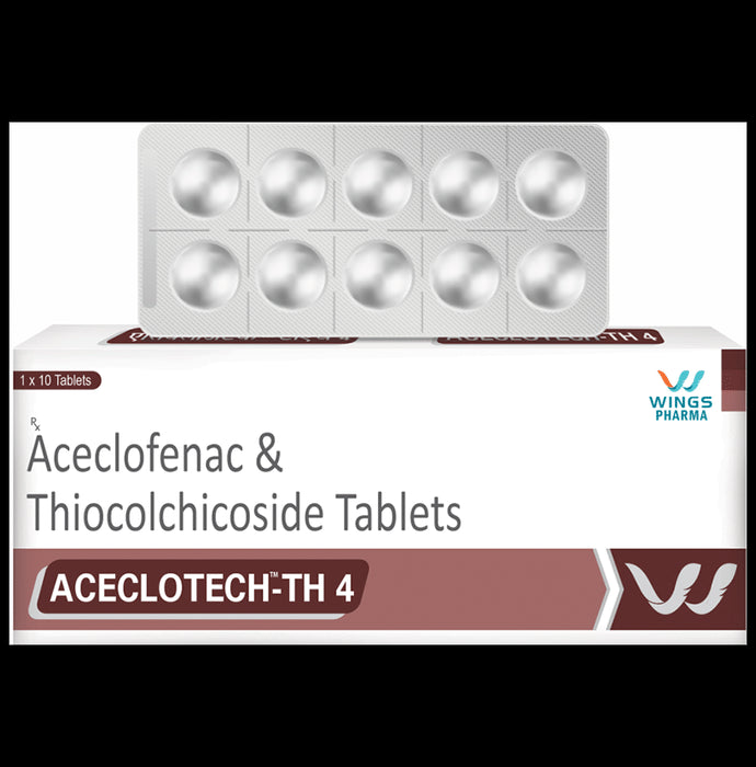 Aceclotech-TH Tablet
10 Tablet