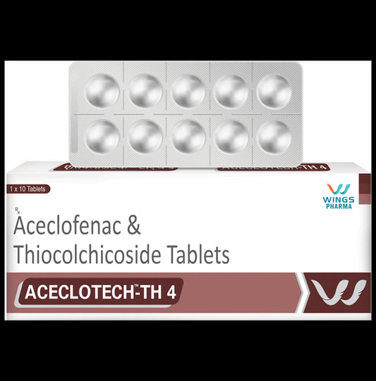 Aceclotech-TH Tablet
10 Tablet