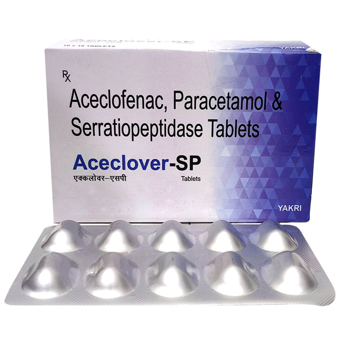 Aceclover-SP Tablet
10 Tablet
