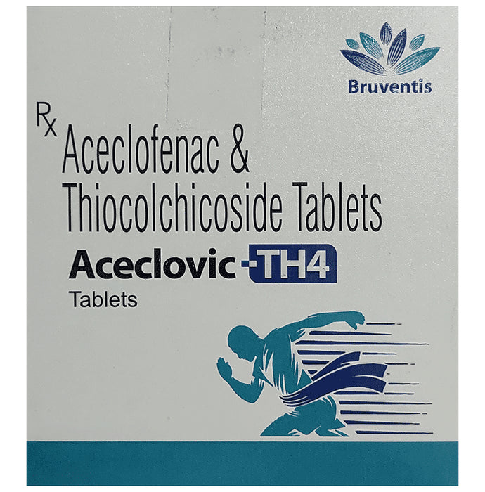 Aceclovic-TH 4 Tablet
10 Tablet