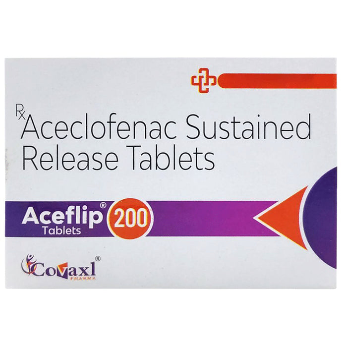 Aceflip 200mg Tablet SR
10 Tablet SR