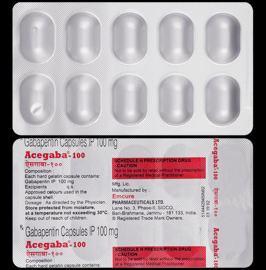 Acegaba 100 Capsule
10 Capsule
