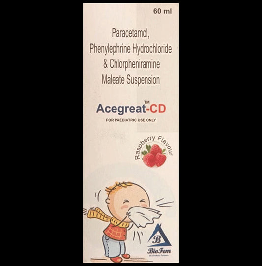 Acegreat-CD Oral Suspension Raspberry
60 ml Oral Suspension