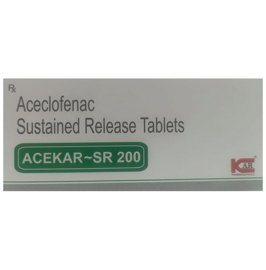 Acekar-SR 200 Tablet
10 Tablet SR