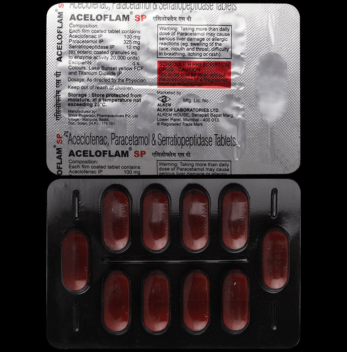 Aceloflam SP Tablet
10 Tablet