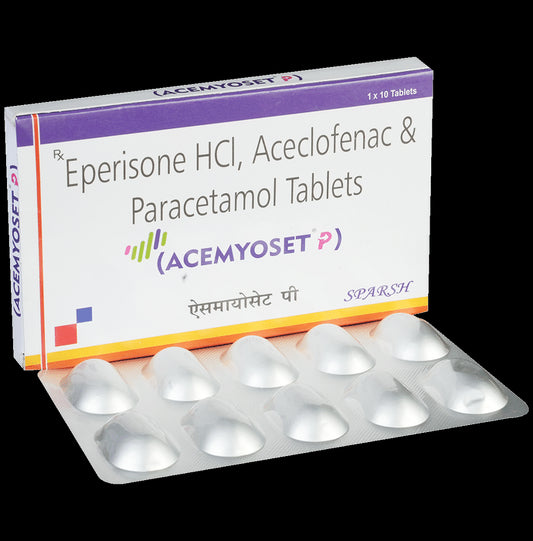 Acemyoset P Tablet
10 Tablet