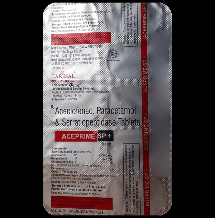 Aceprime-SP Tablet
10 Tablet