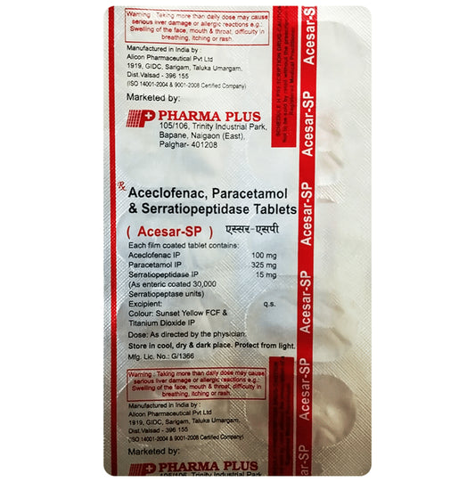 Acesar-SP Tablet
10 Tablet