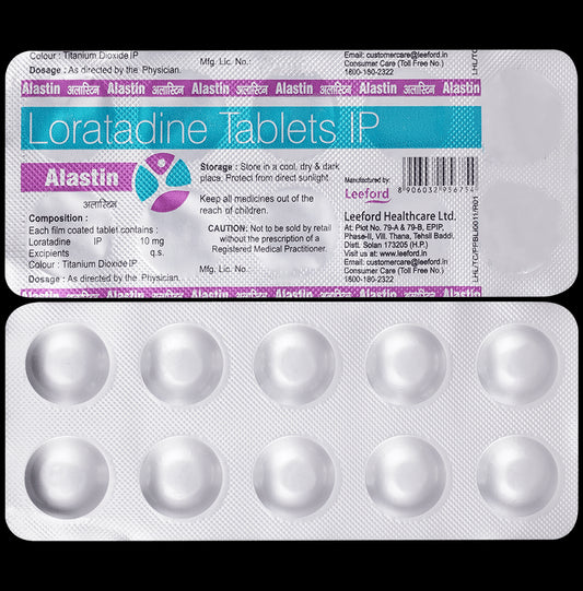 Alastin 10mg Tablet
10 Tablet