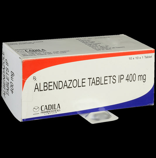 Albendazole 400mg Tablet
1 Tablet